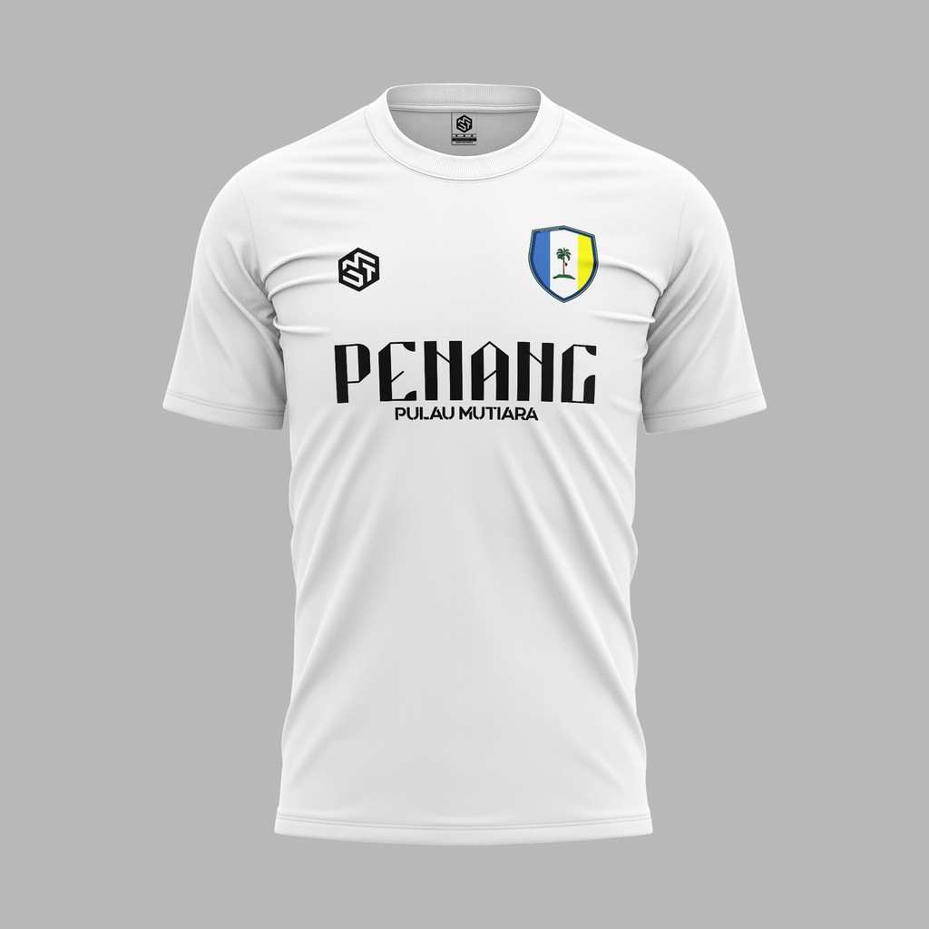 [READY STOCK] Pulau Pinang Pulau Mutiara Jersey White/Black