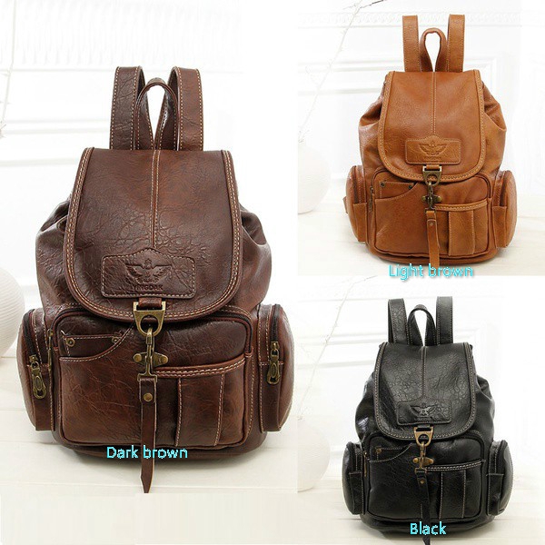 leather backpack for girls