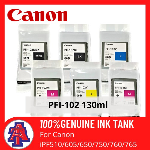 Ink Master Cartucho remanufacturado Canon PFI-102 Black para Canon IPF 500 510 600 605 610 650 655 700 710 720 750 755 760 765 LP17 LP24 