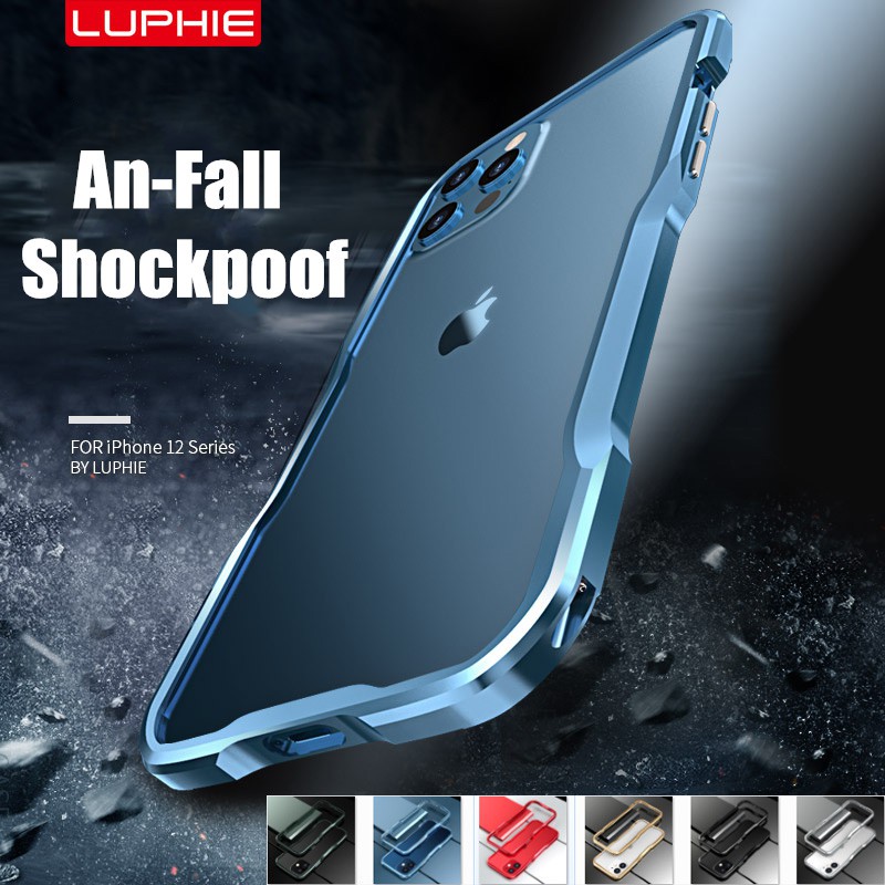 Overvloedig snap Pa Luphie Metal Bumper for iPhone 13 12 Pro Max Mini Case Aluminium Frame  Protective Cover For iPhone X Xs Max XR Se 2020 | Shopee Malaysia