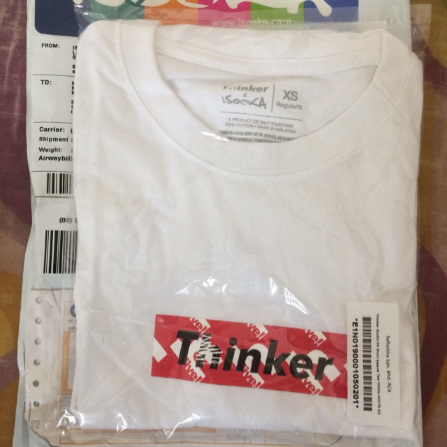 LIMITED EDITION] Thinker Studio H4 T-Shirt White, Grey, Black | Shopee  Malaysia