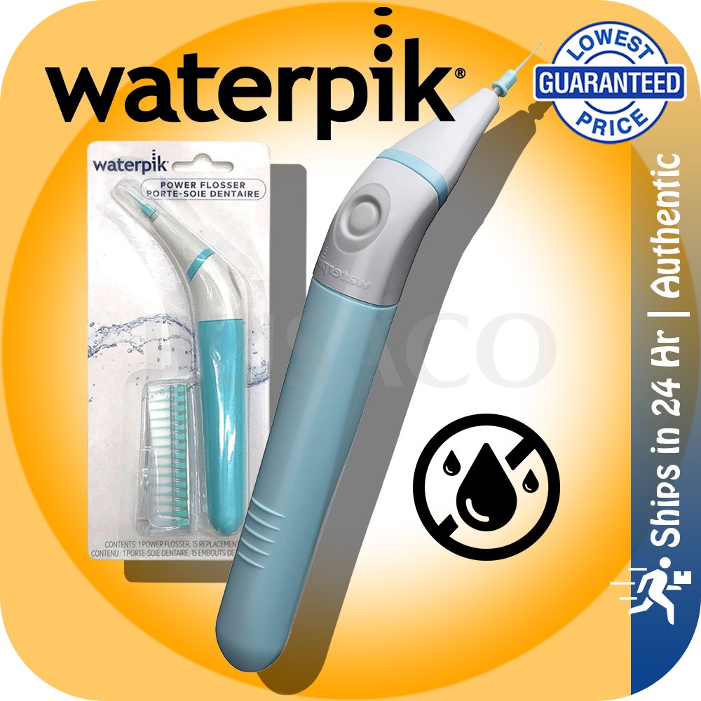 🔥In Stock🔥 Waterpik Power Flosser Battery Operated (Color May Vary) No Water Required FLA
