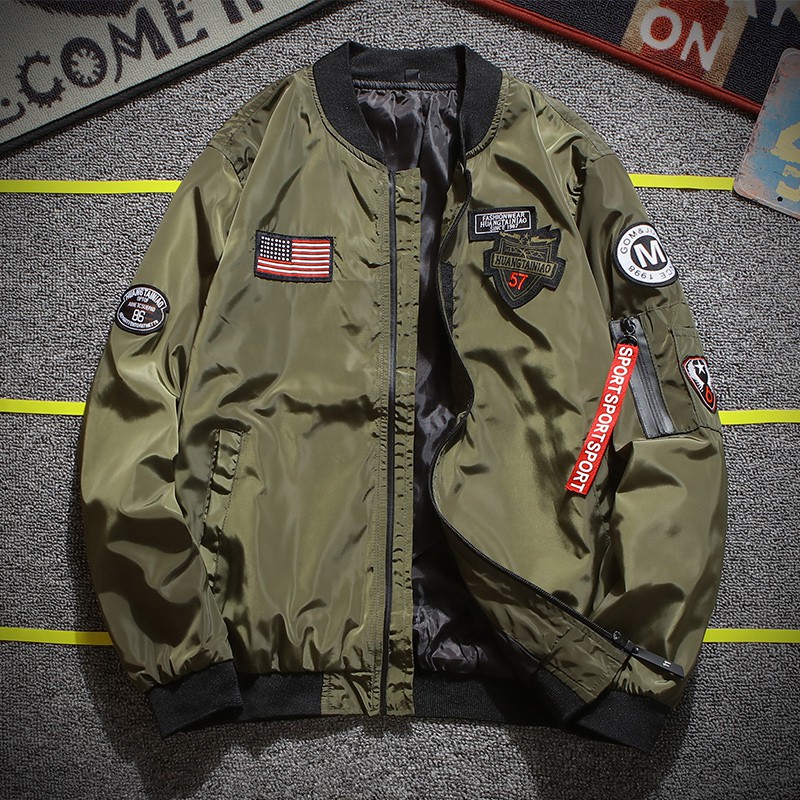 Ready&Stock Jaket lelaki Clearance Sale Waterproof and windproof jackets Men's High Quality Spring and Autumn Men's Jacket New Slim Casual Baseball uniform coat