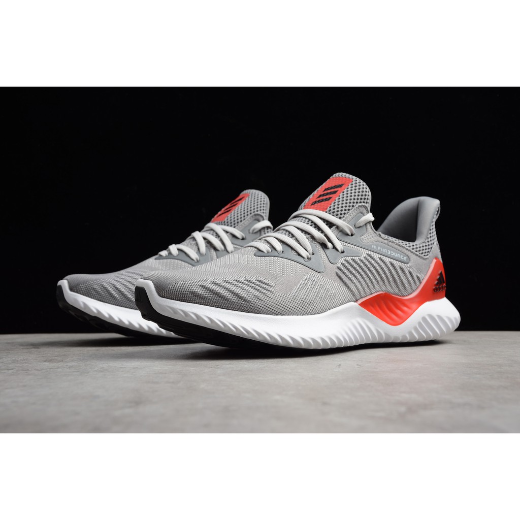adidas alphabounce beyond grey red