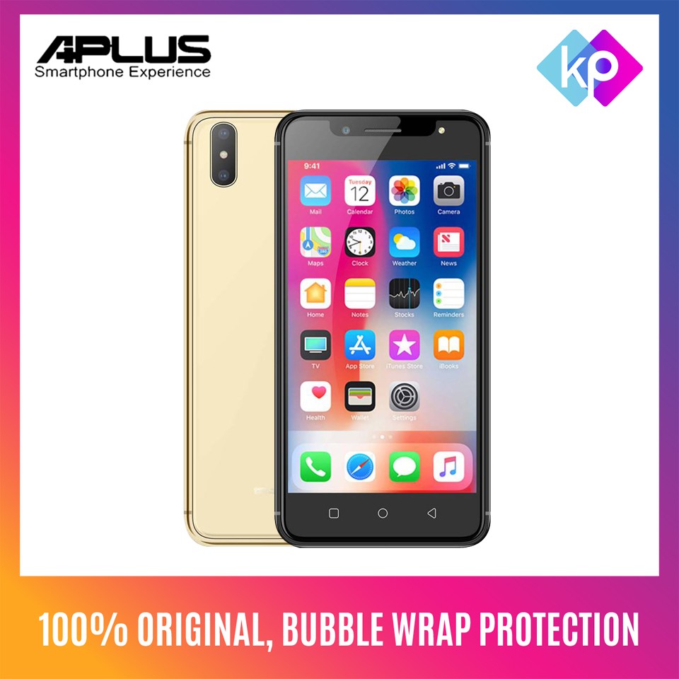 Aplus Y12 5 0 Hd Screen 4g Lte 1gb 16gb Black Gold Red Shopee Malaysia