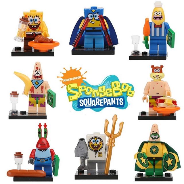 Spongebob SquarePants Minifigure (Lego Compatible) | Shopee Malaysia