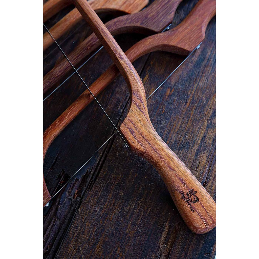 MyArtisan MALAYSIAN HARD WOOD FIDDLE BOW BREAD SLICER