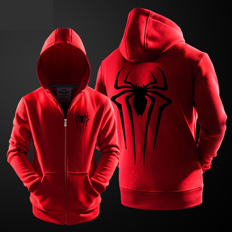 The Avengers Spiderman Hoodies Marvel Men Jacket Superhero Spider-Man  Zipper Sweatshirt Young Boys Winter | Shopee Malaysia