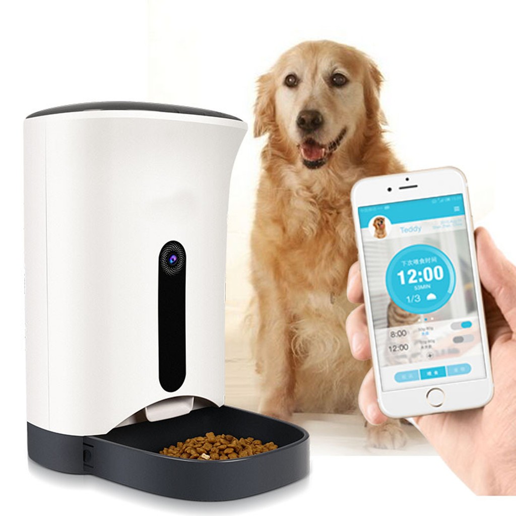 Ready Stock Automatic Pet Feeder For Cat Dog Ios Android App Wifi