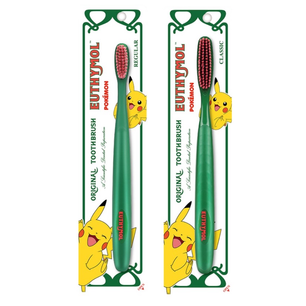 Euthymol X Pokemon Original Toothbrush 2types Regular Classic Shopee Malaysia 1922