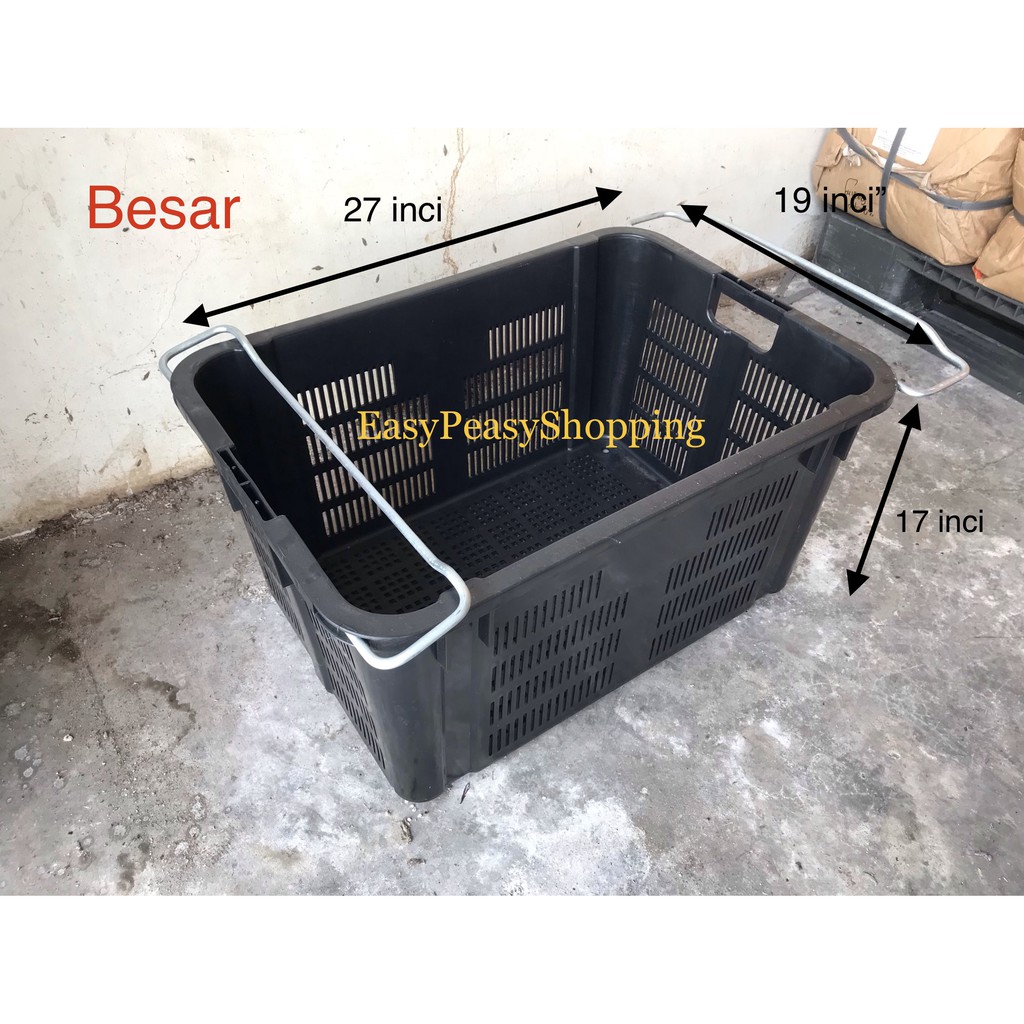 Bakul Sayur Plastik Bakul Kebun Bakul Hitam Basket Bakul Sayur Plastik Bakul Kebun Bakul Hitam Basket