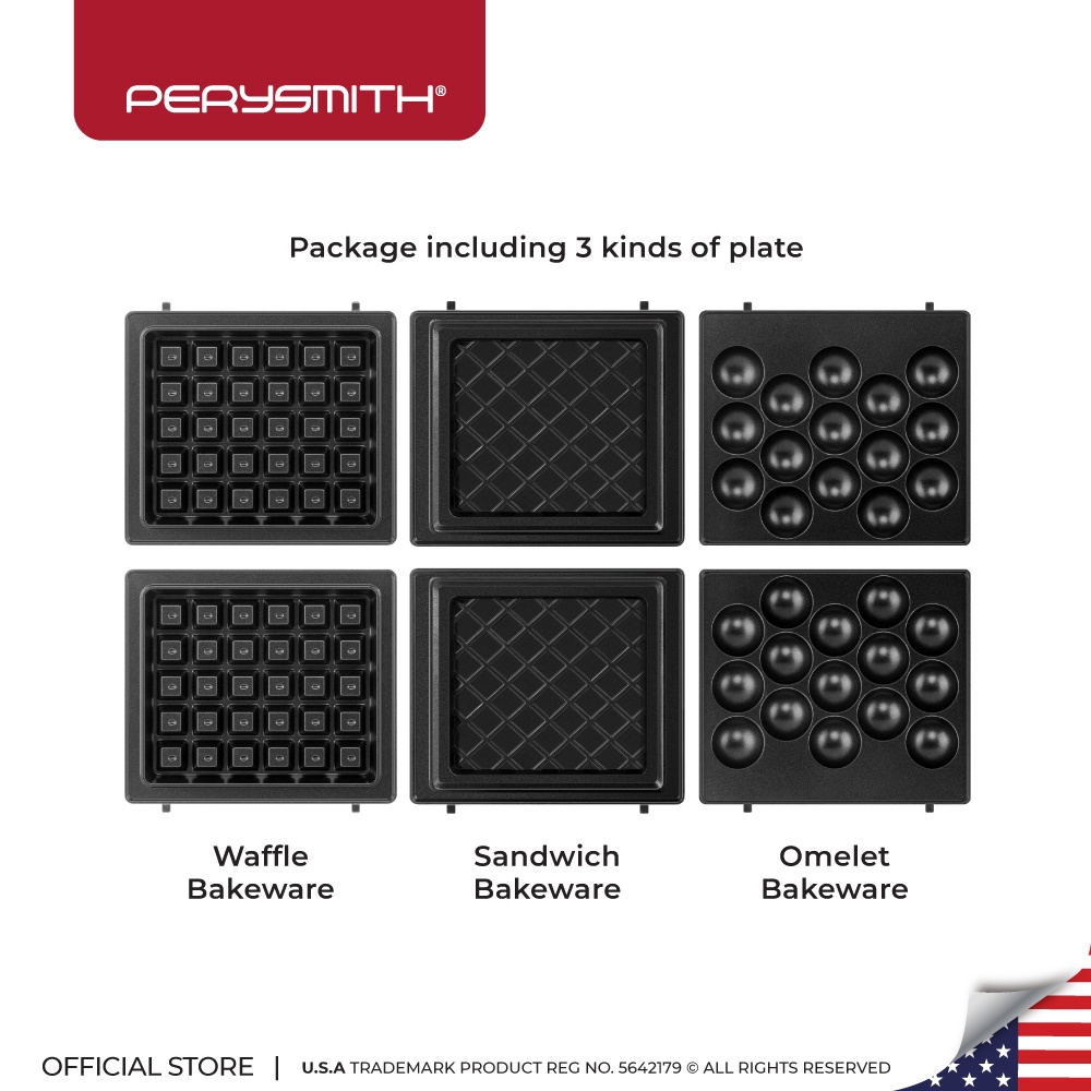 Perysmith waffle maker