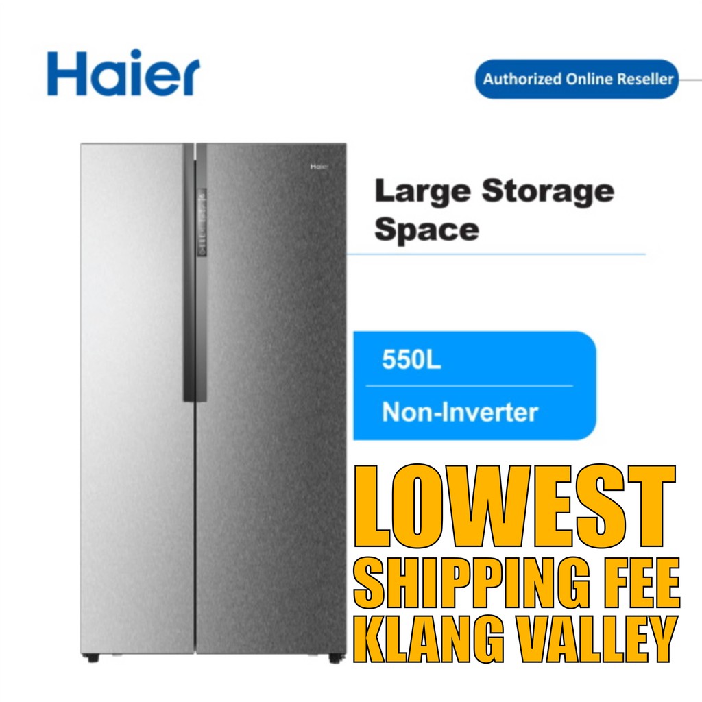 Haier 550l Side By Side Series Inverter Refrigerator Hrf 521dm6 Warranty 2 5 Tahun Shopee Malaysia