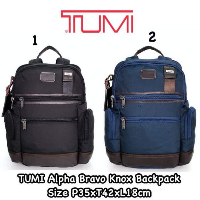 tumi backpack alpha bravo knox