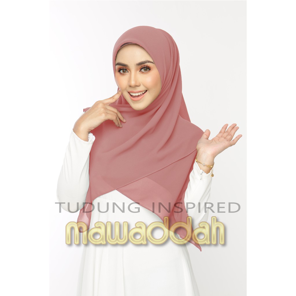 ] TUDUNG BAWAL BIDANG 50 HEAVY CHIFFON [READY STOCK | Shopee Malaysia