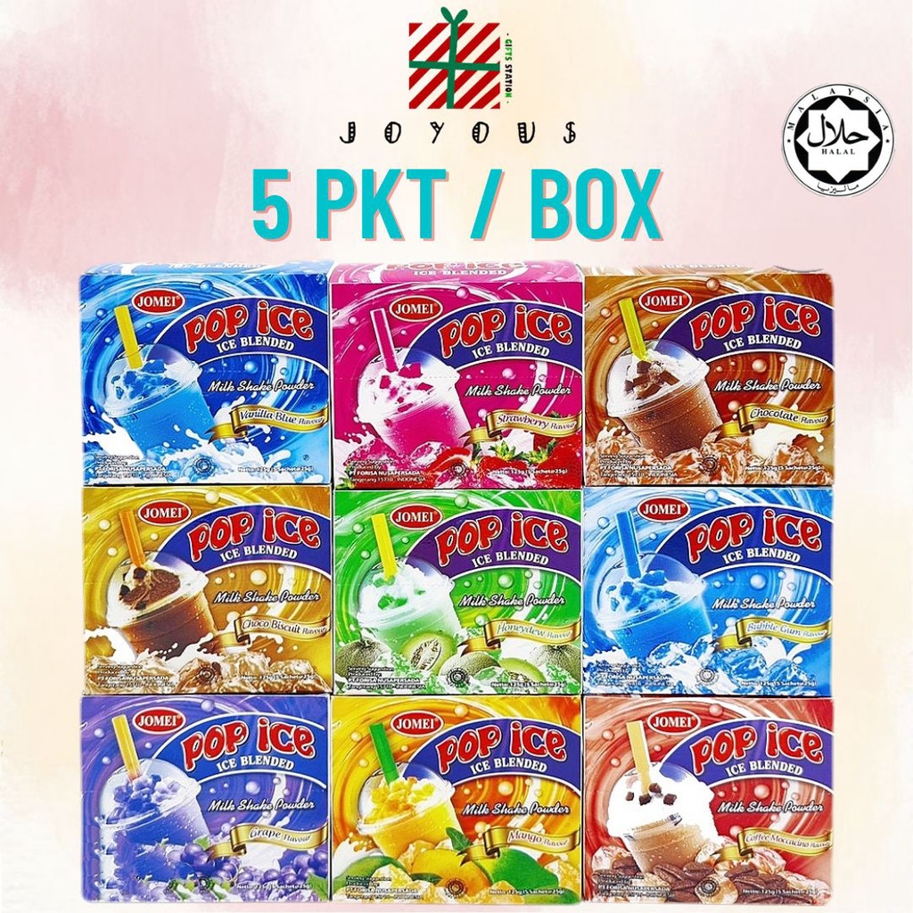 25g X 5 Sachets Jomei Pop Ice Ice Blended Milk Shake Powder Shopee Malaysia 4919