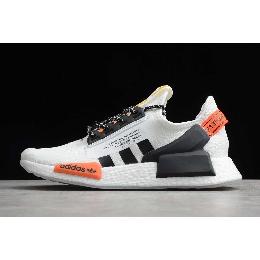 2020 adidas NMD R1 V2 White Solar Red Black FX9451 Mens Sports Running  Shoes | Shopee Malaysia