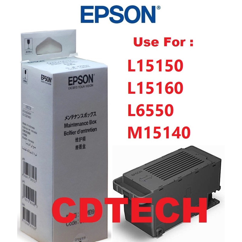 Epson L15150 L6550 L6580 M15140 Original Maintenance Box C9345 L15160 Shopee Malaysia 9927