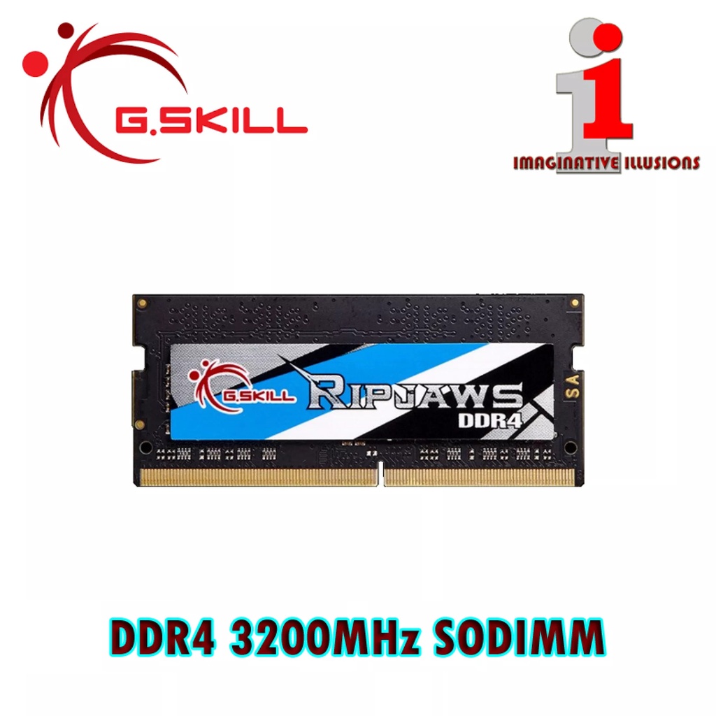 G.SKILL Ripjaws (Samsung Chips) 8GB 16GB 32GB DDR4-3200 1.2V 260-Pin ...