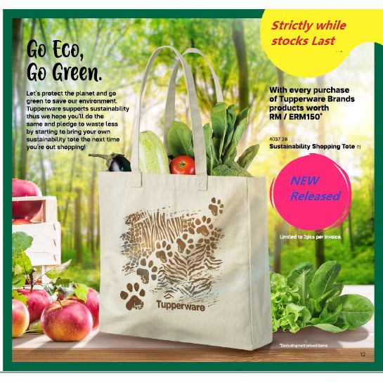 Tupperware Sustainability Shopping Tote (1)