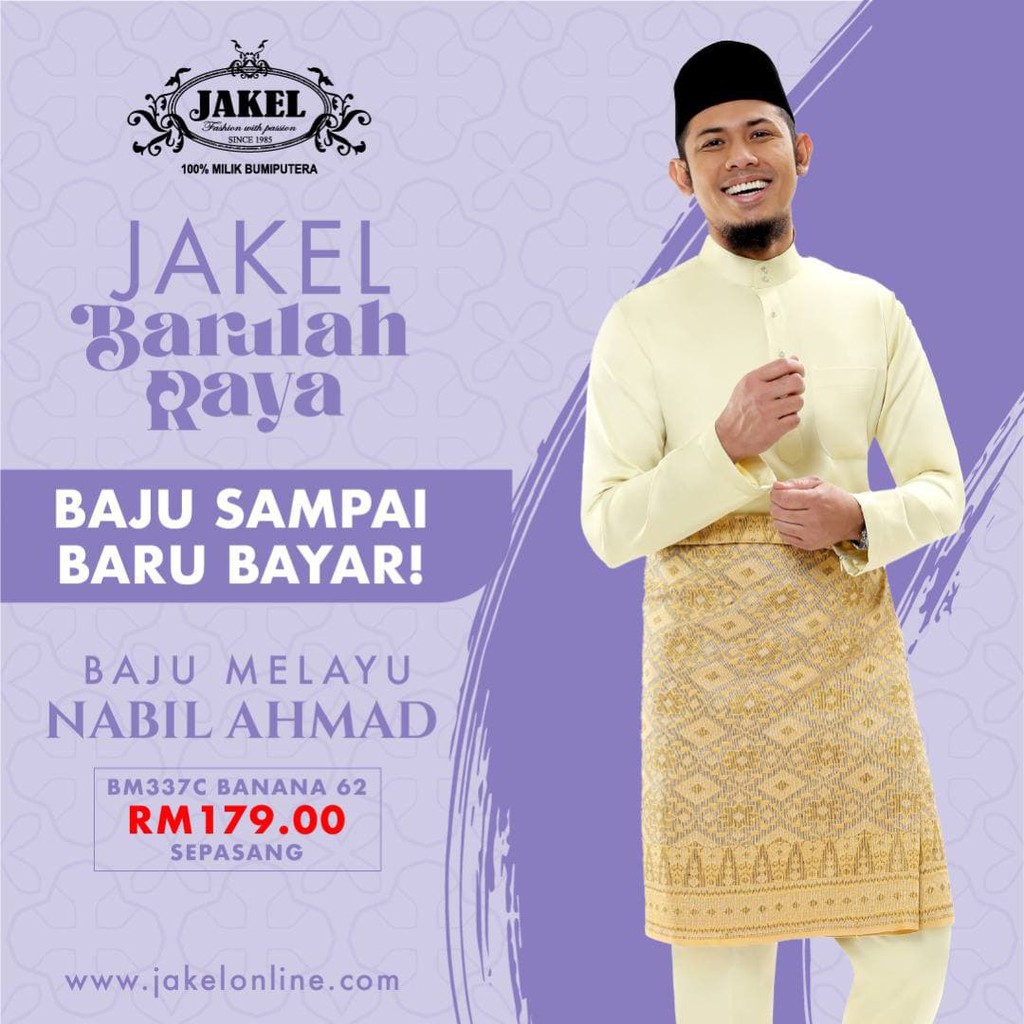 baju melayu slim fit jakel