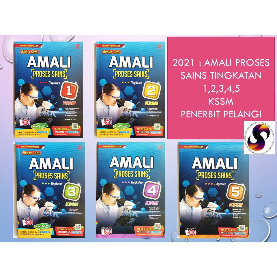 Buku Aktivity 2022 Amali Proses Sains Tingkatan 1 2 3 4 5 Kssm Dwibahasa Science Penerbitan Pelangi Shopee Malaysia