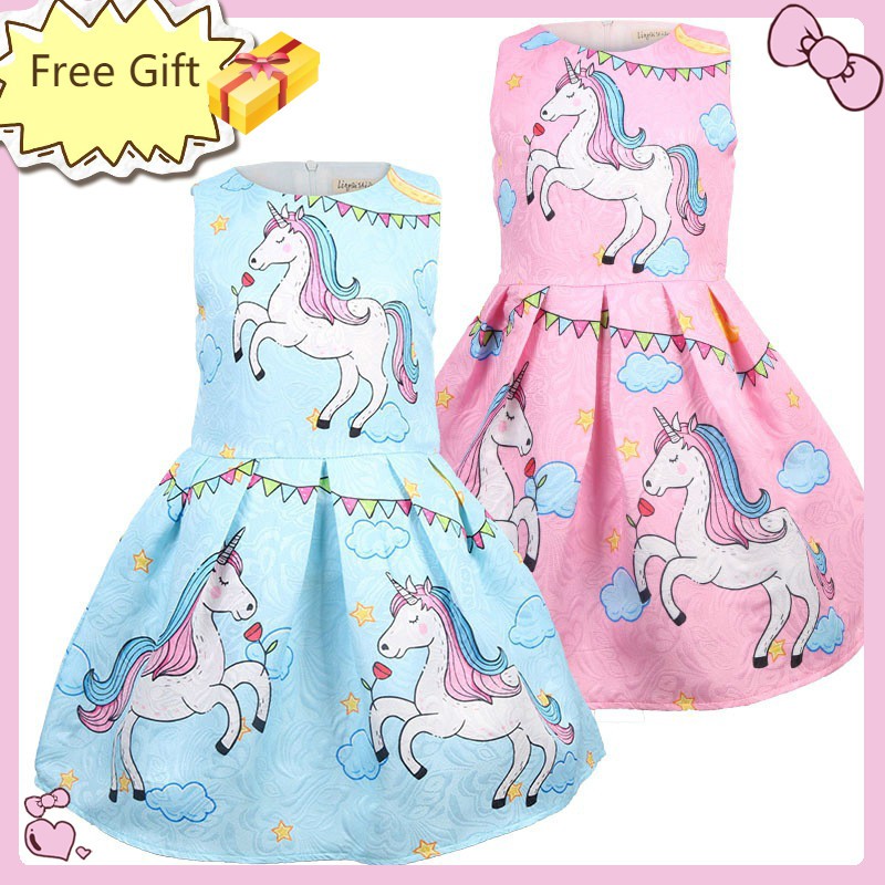 unicorn dress for 3 year old