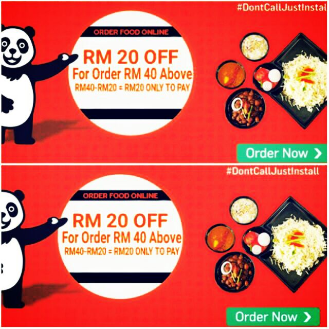 Food Voucher 50 OFF (Food Panda & Deliver Eat) Shopee Malaysia