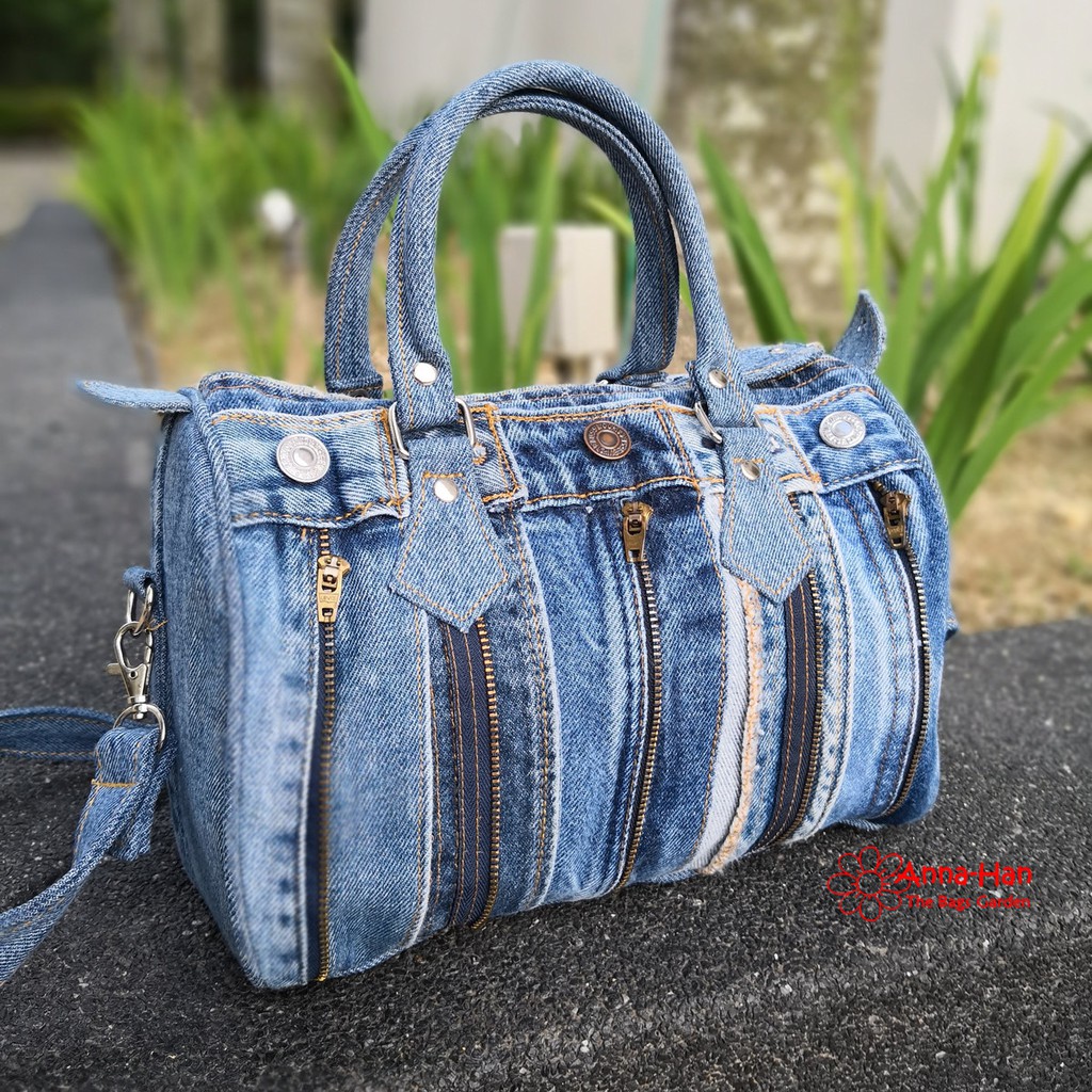 upcycled denim bags
