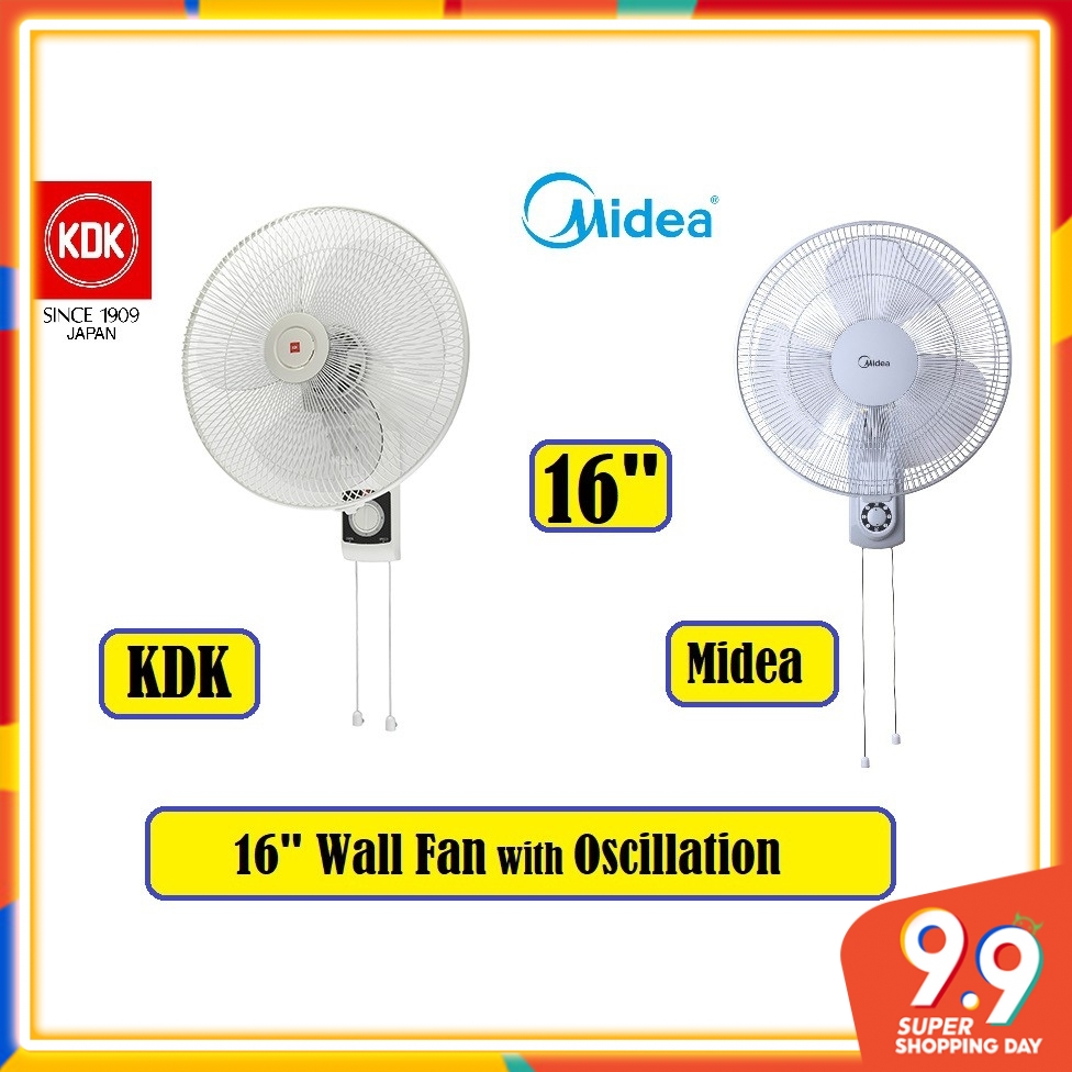 Kdk Midea 16 18 Wall Fan Ku408 Ku 408 Ku 453 Ku453 Mf 16fw15ka Mf16fw15ka Shopee Malaysia