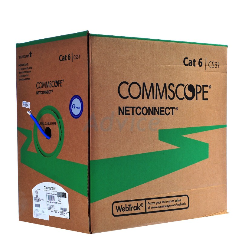 ORIGINAL COMMSCOPE AMP CAT6 23AWG DATA UTP LAN CABLE (305M) Shopee