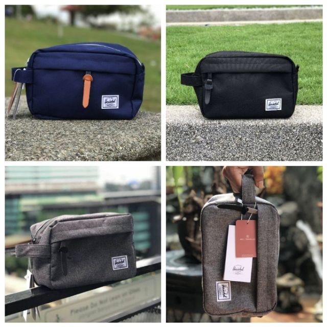 herschel clutch bag