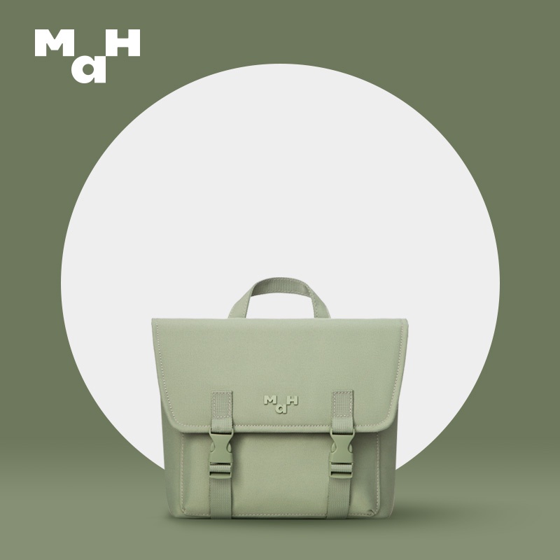 MAH OLI Original Design School Bag Cactus Green Series Casual Small Backpack Cute Cambridge Bag-Mini