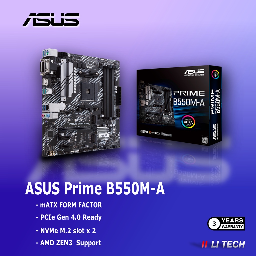 ASUS AMD B550 搭載 AM4 対応 マザーボード PRIME B550M-AMicroATX