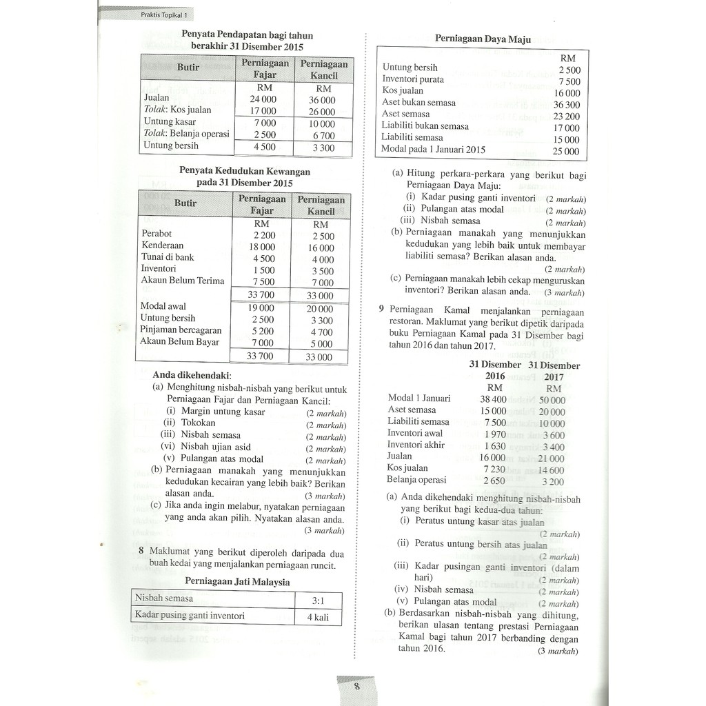 Effective Practice Prinsip Perakaunan Tingkatan 5 17 18 Shopee Malaysia