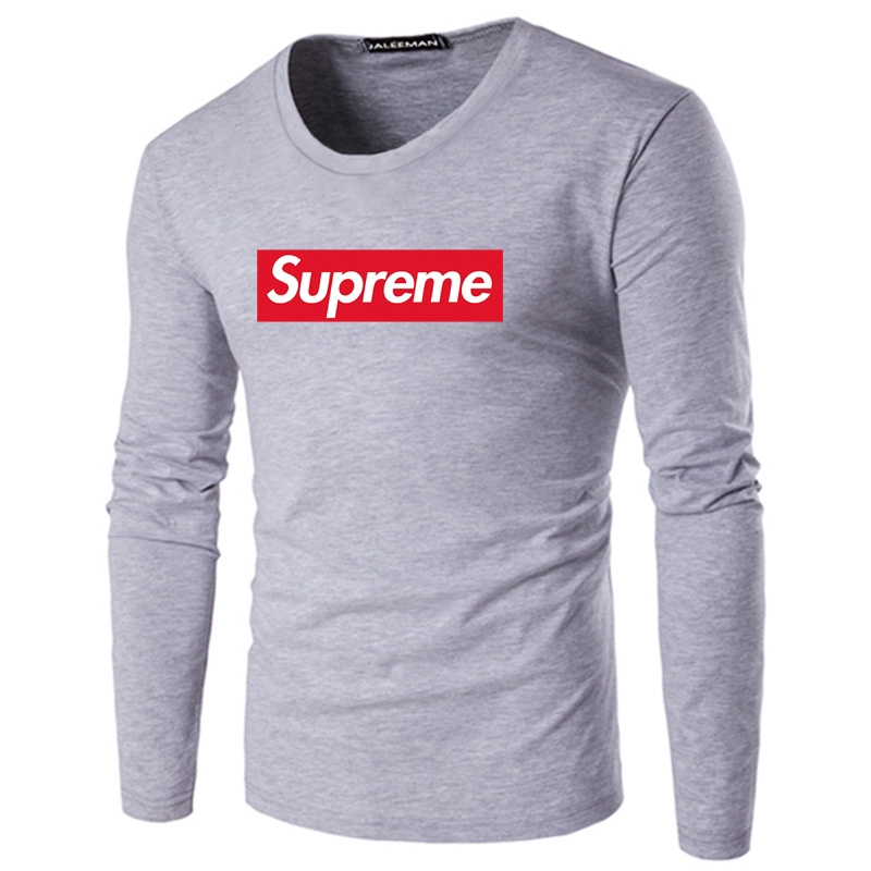 grey supreme long sleeve