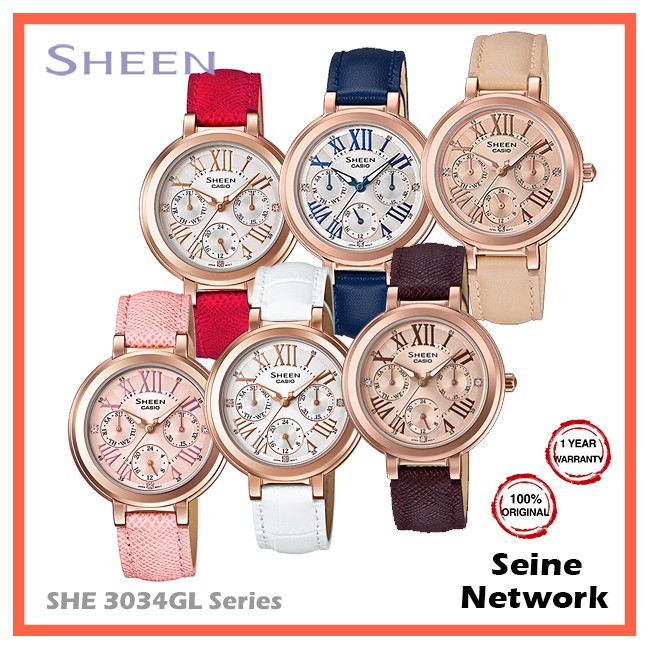 casio sheen 3034