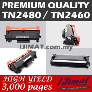 4x Toner TN-2460 TN2460 TN2480 TN-2480 Compatible With Brother HL ...