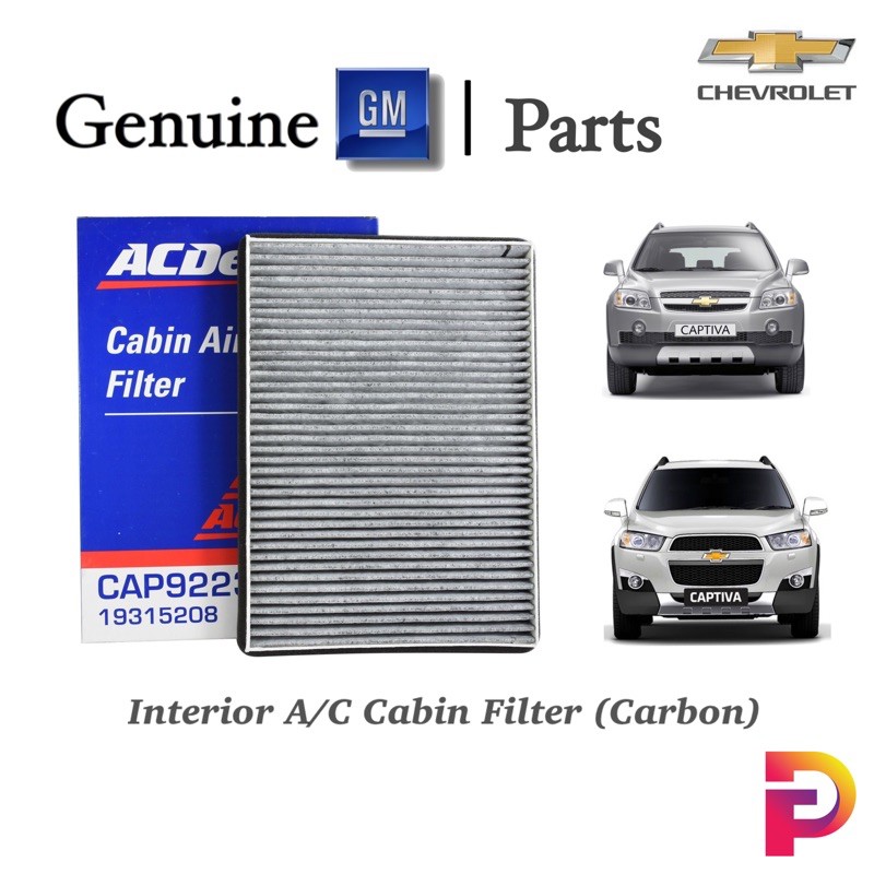Interior Cabin Aircond Pollen Filter Carbon Chevrolet Captiva (2007