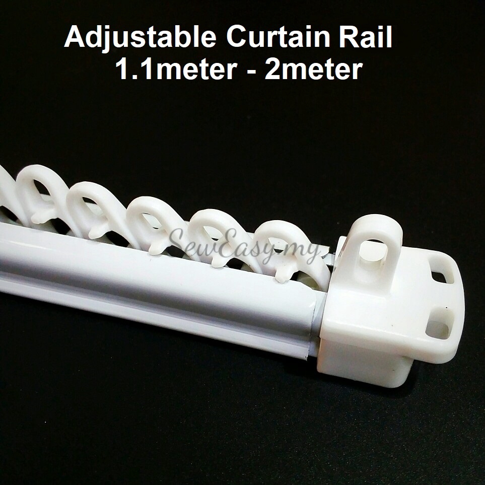 Rod Langsir / Adjustable Curtain Rail 1.1m 2m Shopee Malaysia