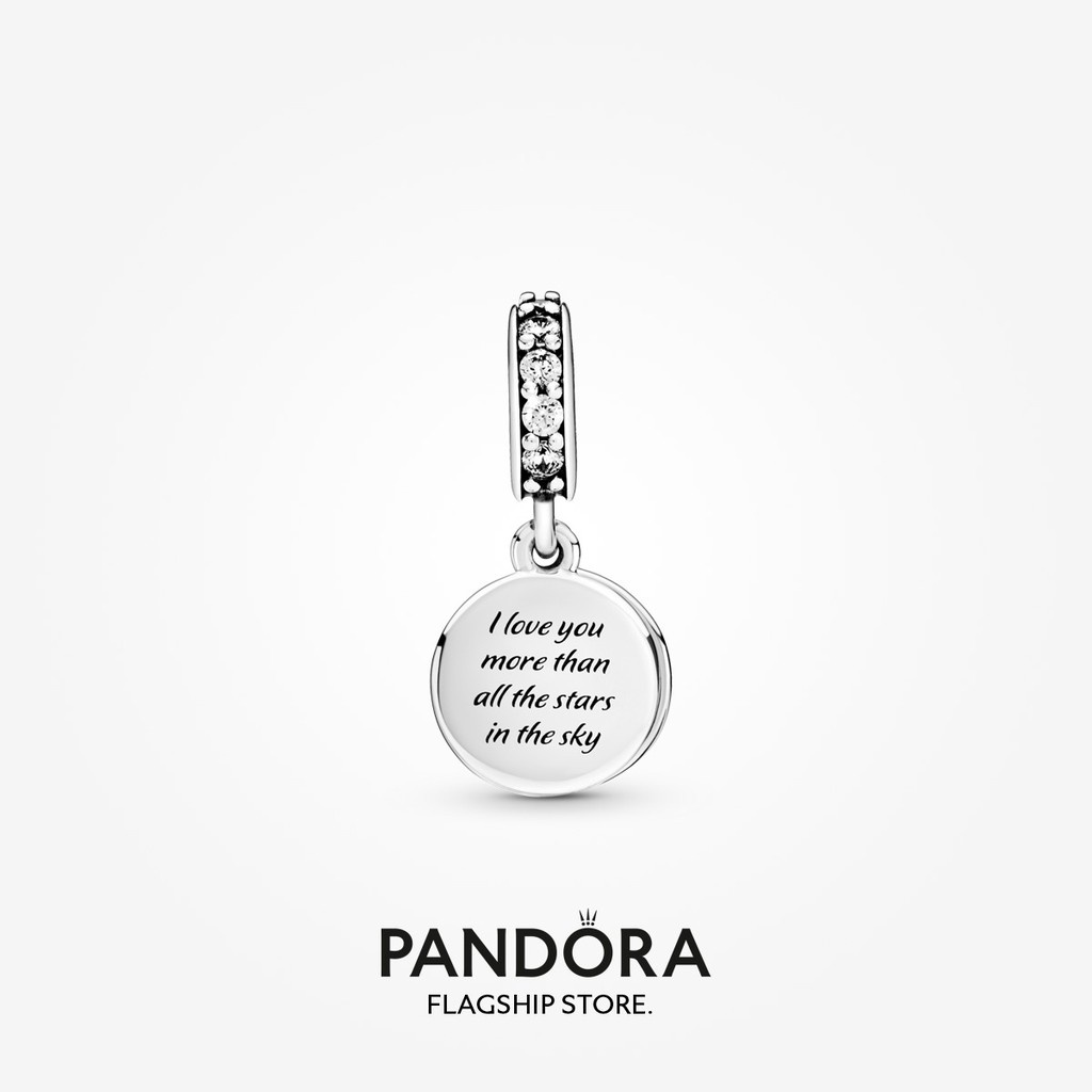 Pandora Blue Night Sky Crescent Moon Stars Dangle Charm Shopee Malaysia