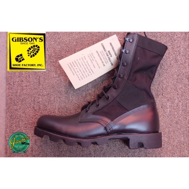 Gibson’s Tropical Hot Weather Combat Duty Boots Duty Shoe