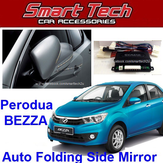 Perodua Bezza Auto Folding Side Mirror System  Shopee 