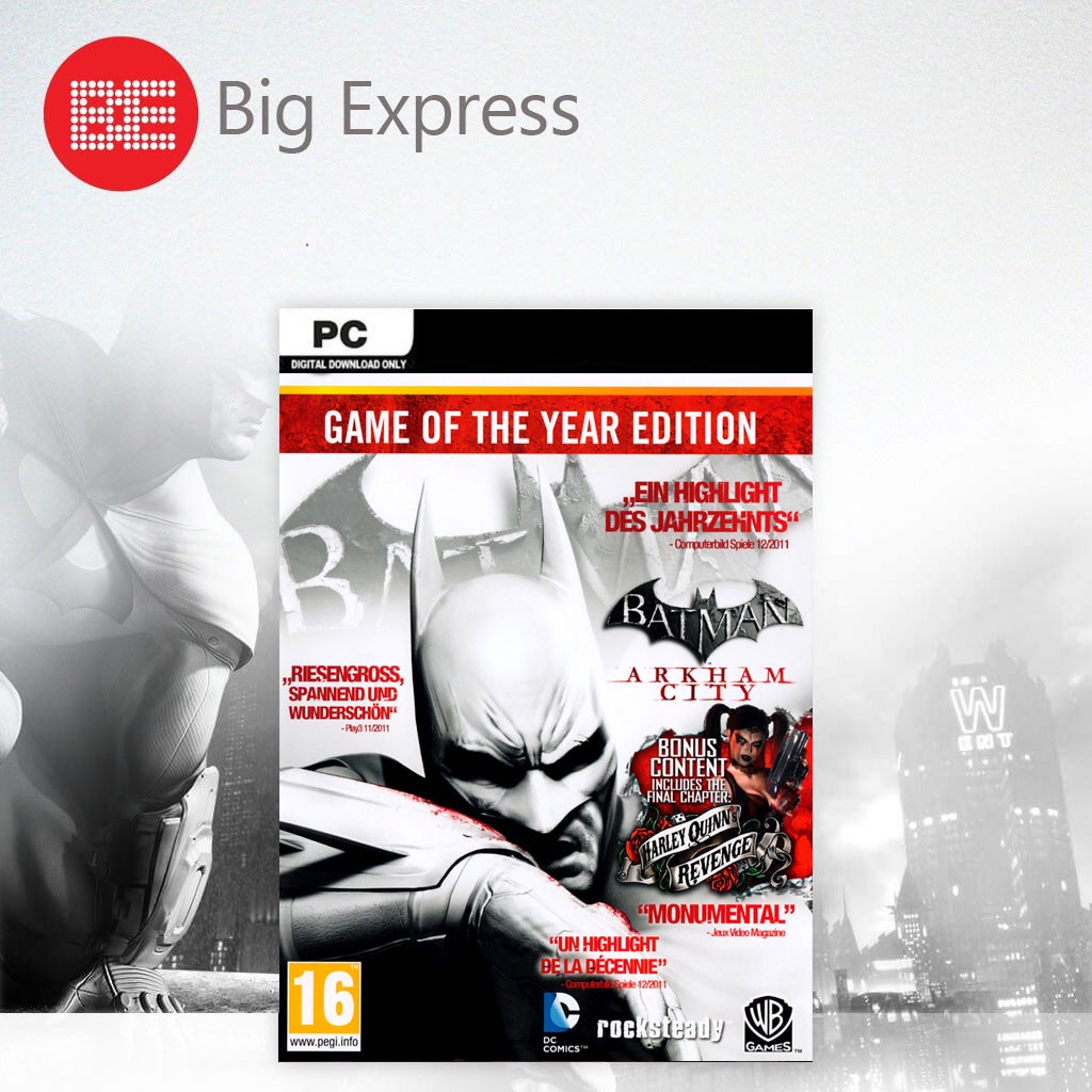 Batman Arkham City Complete Edition [Digital Download] [PC OFFLINE ...
