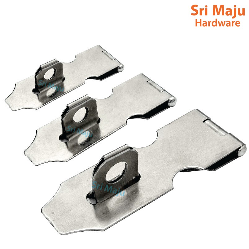 MAJU Stainless Steel Hasp & Staple for Safety Security Door Bolt Latch Clasp Lock Storage Shed