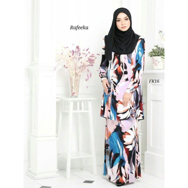 Muslimah Baju  Kurung  Moden  Lycra Rafeeka 3 0 Nursing  