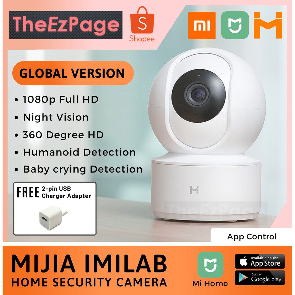 Globale Version Xiaomi Mijia IP 360 ° PTZ-Kamera C200