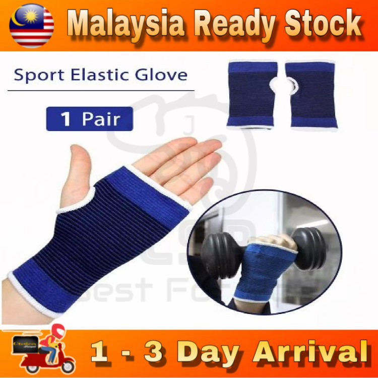 Ready Stock Fitness Gym Gloves Training Fitness Wrist Wrap Workout Exercise Sports