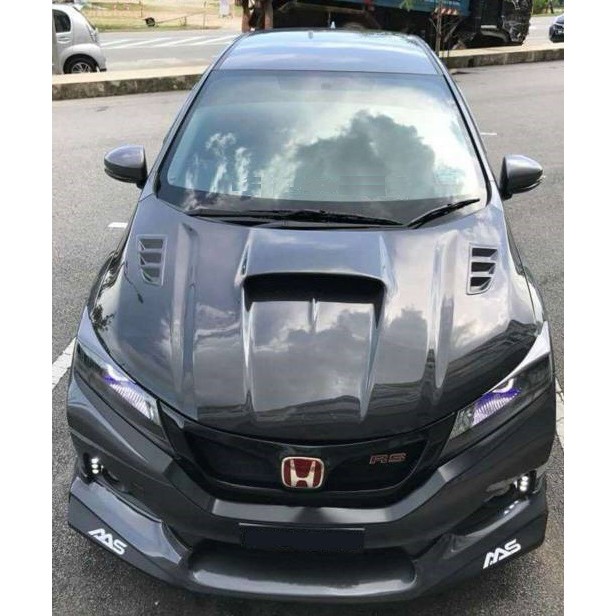 Honda City 2014-2017 Monster carbon fiber bonnet hood  Shopee 