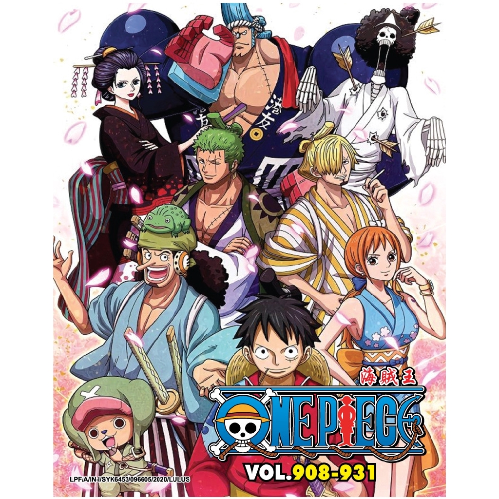 One Piece Vol 908 931 Box 29 Wan Pisu Pirate King 海贼王 Japanese Anime Dvd Shopee Malaysia